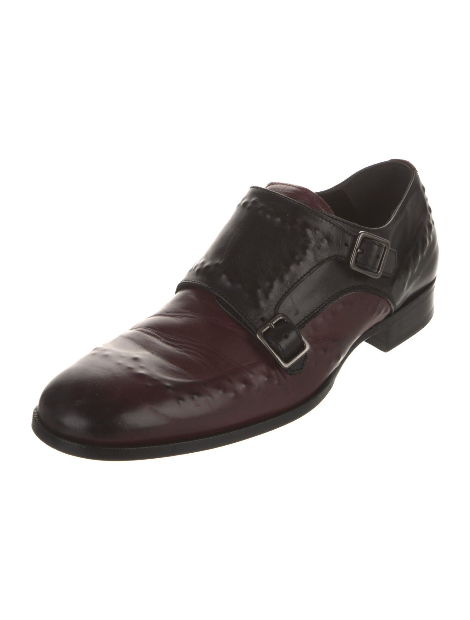 Alexander McQueen Leather Monk Straps